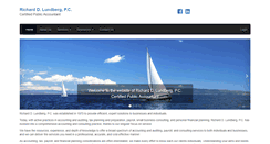 Desktop Screenshot of lundbergcpa.com